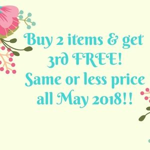 💜Buy 2 items & Get 3rd FREE💜